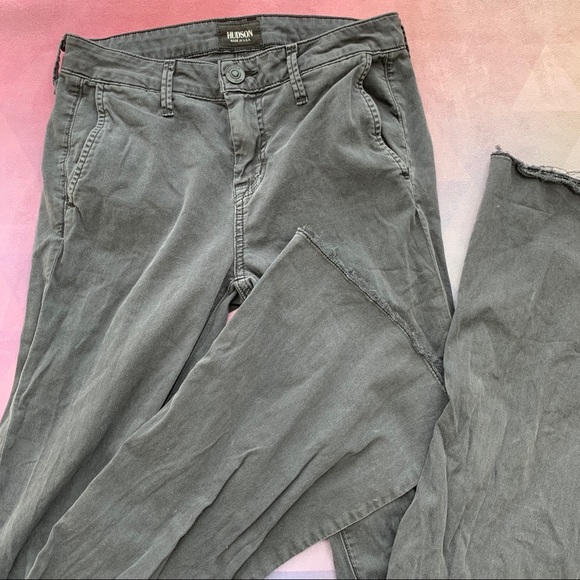 ๐ HUDSONS GREY WIDE LEG JEANS 24 - Picture 5 of 6